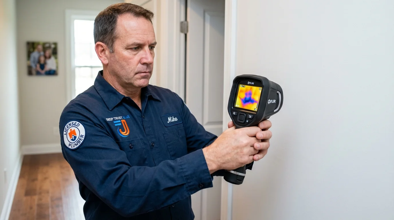 Thermal imaging leak detection by Johns Plumbing LLC in Streamwood